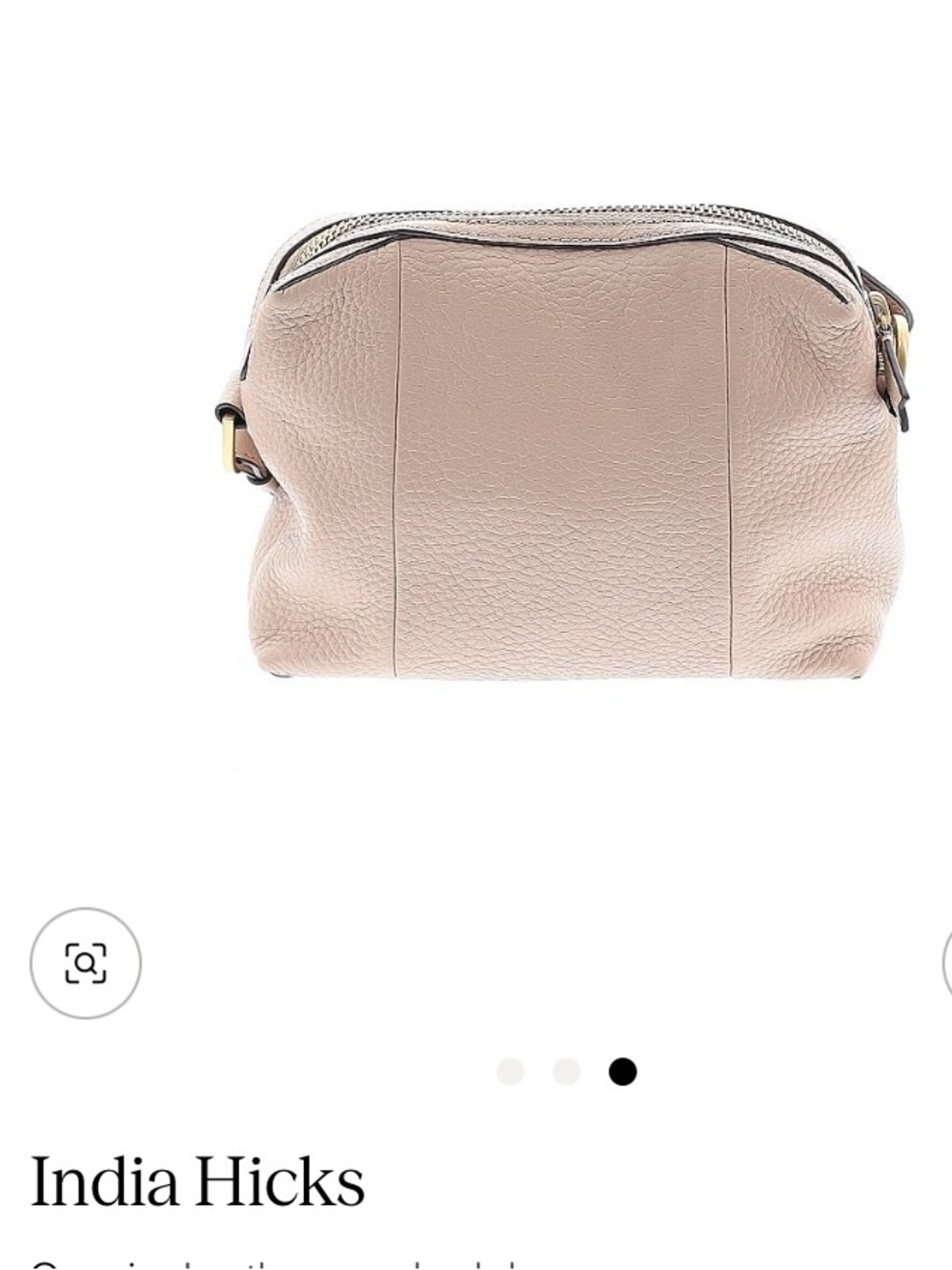 India Hicks leather crossbody